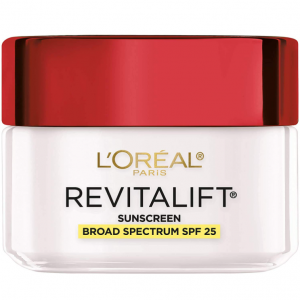 L'Oréal Paris Revitalift Anti-Wrinkle and Firming Face Moisturizer with SPF 25 1.7 oz @ Amazon