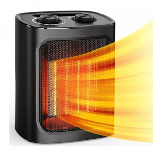 Rintuf Small Space Heater, 1500W Portable Electric Heater @ Amazon
