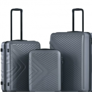 $210 off Travelhouse 3 Piece Luggage Set Hardshell Lightweight Suitcase @Walmart