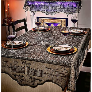 鬼屋金属蕾丝桌布