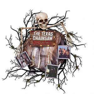 发光皮面花环 - 德州电锯杀人狂