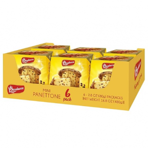 Bauducco Mini Panettone Classic, Moist & Fresh, 16.8oz (Pack of 6) @ Amazon