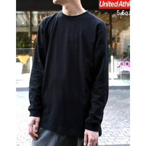 UNITED ATHLE/(U)5.6オンス リブロングスリーブTシャツ 長袖無地ロンT カットソー 5011