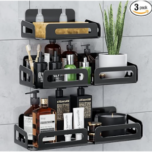 BIWIST Shower Caddy with Soap Holder Shower Organizer Bathroom Shower Shelves 3 Pack @ Amazon