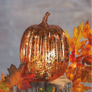点亮的南瓜装饰