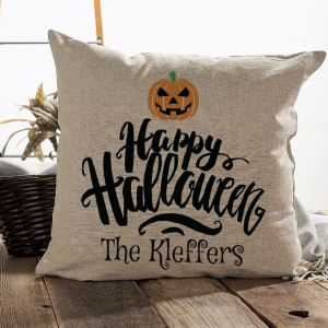 万圣节快乐个性化枕头