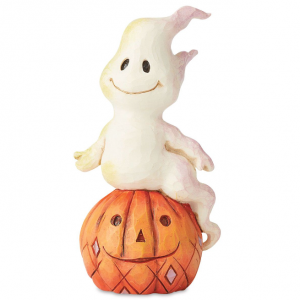 Jim Shore® 幽灵和南瓜迷你雕像