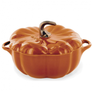 STAUB 0.5-qt Petite Ceramic Pumpkin, Burnt Orange @ Amazon