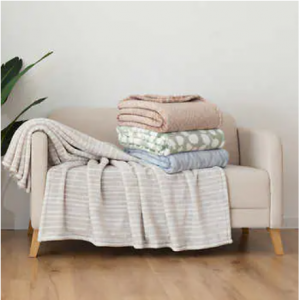 Berkshire 保暖盖毯 多色可选 冬日沙发刷剧必备 @ Costco 