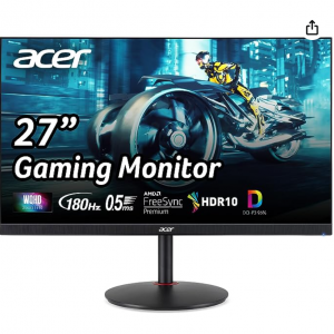 Amazon.com - Acer XV271U M3bmiiprx IPS 2K 0.5ms 180Hz FreeSync 显示器，6.7折