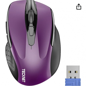 56% off TECKNET Wireless Mouse, 2.4G Ergonomic Optical Mouse @Amazon