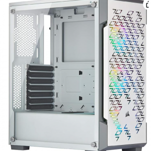 41% off Corsair iCUE 220T RGB Airflow Tempered Glass Mid-Tower Smart Case, white @Amazon