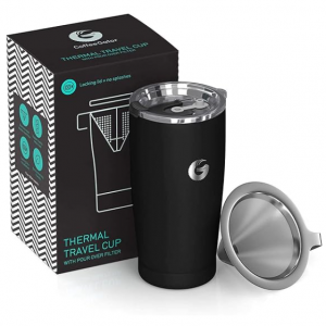 Coffee Gator Coffee Travel Mug - 20 oz Stainless-Steel, Vacuum Insulated Tea and Coffee Tumbler