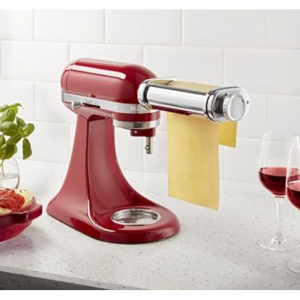 KitchenAid KSMPSA Pasta Roller Attachment, Silver, 1'