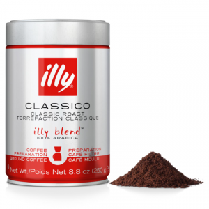 illy Classico Ground Drip Coffee, Medium Roast, 8.8 Ounce (Pack of 1) @ Amazon