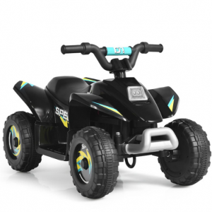 42% off Kids' 6V Electric ATV 4 Wheels Ride-on Toy - Black @Until Gone