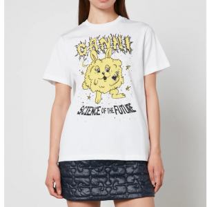 Ganni Yellow Bunny Organic T恤