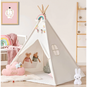 Tiny Land® 儿童圆锥形帐篷（带垫子）