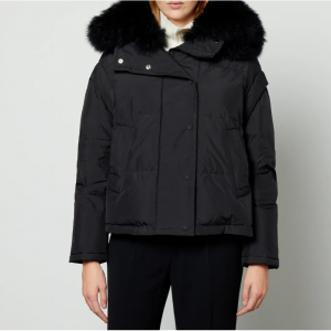 Yves Salomon Shearling-Trimmed 女士羽绒夹克
