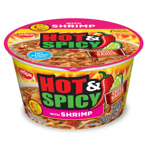 Nissin Hot & Spicy Ramen Noodle Soup, Shrimp, 3.27 Ounce (Pack of 6) @ Amazon