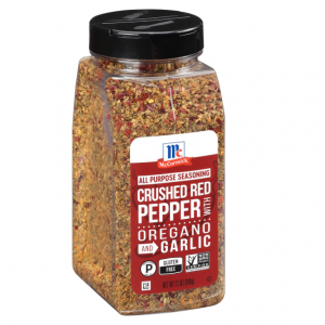 McCormick Crushed Red Pepper with Oregano and Garlic All Purpose Seasoning, 12 oz @ Amazon