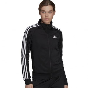 Amazon官网 adidas Essentials 女士条纹夹克4.5折热卖 码全