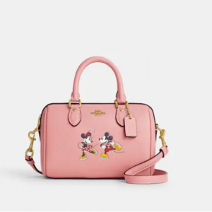 Coach Outlet官网 Disney X Coach Mini Rowan 波士顿手提包5折特惠 