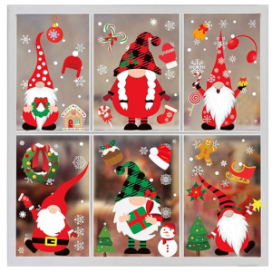 Funnlot 聖誕節裝飾窗貼 316張 @ Amazon