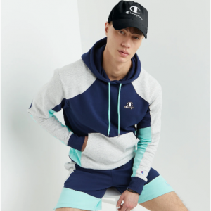 Champion USA官网 Classic拼色连帽卫衣5折热卖