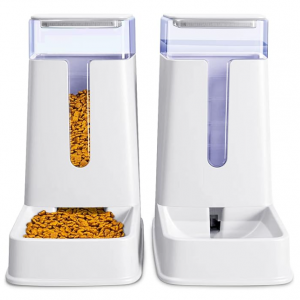 Hipidog Automatic Cat Feeder and Water Dispenser in Set 2 Packs 1 Gallon @ Amazon