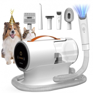 AIRROBO Dog Hair Vacuum & Dog Grooming Kit @ Amazon