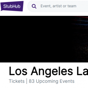 Los Angeles Lakers at Golden State Warriors from $283 @StubHub