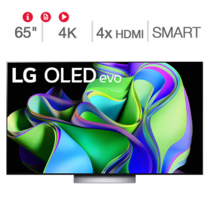 Costco - LG 65" OLED evo C3 4K 120Hz 杜比视界IQ 智能电视 2023款 总计5年质保 ，现价$1599.99