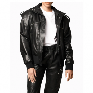 25% Off Leather Space Jacket @ Nicole Miller