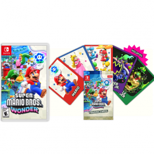 Super Mario Bros. Wonder + Exclusive Trading Card Pack - Nintendo Switch for $59.99 @Walmart