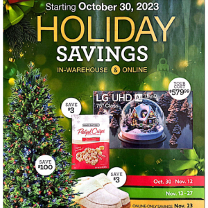 COSTCO Black Friday Ad 2023, From 10/30 to 11/27