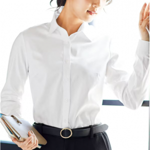 形態安定裏起毛シャツ(長袖)