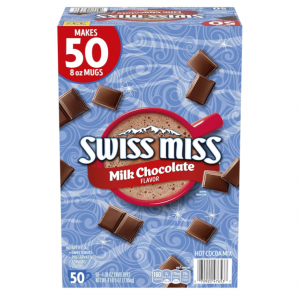 Swiss Miss Milk Chocolate Hot Cocoa Mix Packets - 50 ct, 69 Ounce @ Amazon