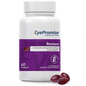 EyePromise Restore 補眼膠囊 60粒 含葉黃素、維生素 C、Omega-3 魚油和玉米黃質等 @ Amazon
