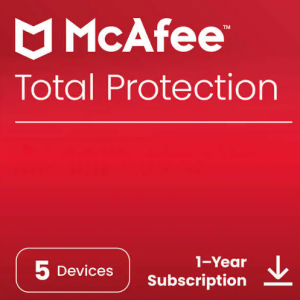 $15 off McAfee Total Protection, 5 Devices, 1-Year Subscription (E-delivery) @Costco