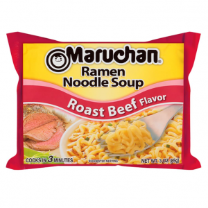 Maruchan Ramen Noodle Soup, Roast Beef, 3 oz @ Amazon