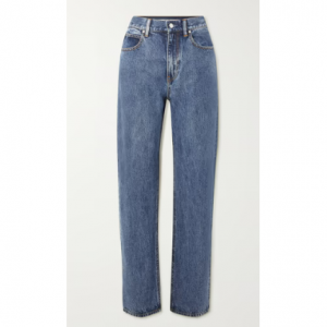 ALEXANDER WANG Embellished straight-leg jeans