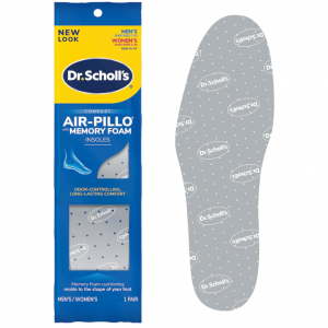 Dr. Scholl's 柔软记忆鞋垫 1双 可裁剪 @ Amazon