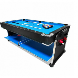 MACE 7英尺 4合1 敞篷空气曲棍球/台球/餐桌/乒乓球桌蓝色