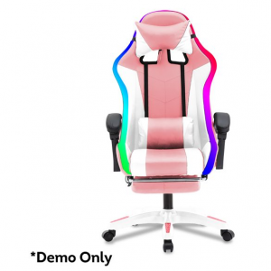 MASON TAYLOR 908 赛车游戏椅带 RGB LED 灯带 PVC 皮革座椅