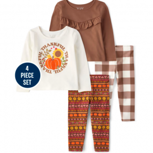 女童秋装4件套装