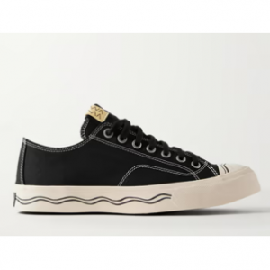 VISVIM Seeger Leather and Rubber-Trimmed Canvas Sneakers
