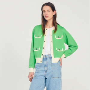 Sandro Paris Two-tone 针织开衫