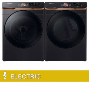 Samsung 5.0 cu. ft. Smart Front Load Washer and 7.5 cu. ft. Smart ELECTRIC Dryer @ Costco 