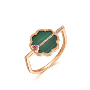 Chow Sang Sang 文化祝福 「文化小品」18K玫瑰金戒指